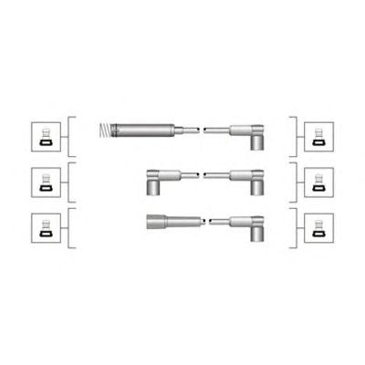 MAGNETI MARELLI 941319170013 -  Комплект проводов зажигания